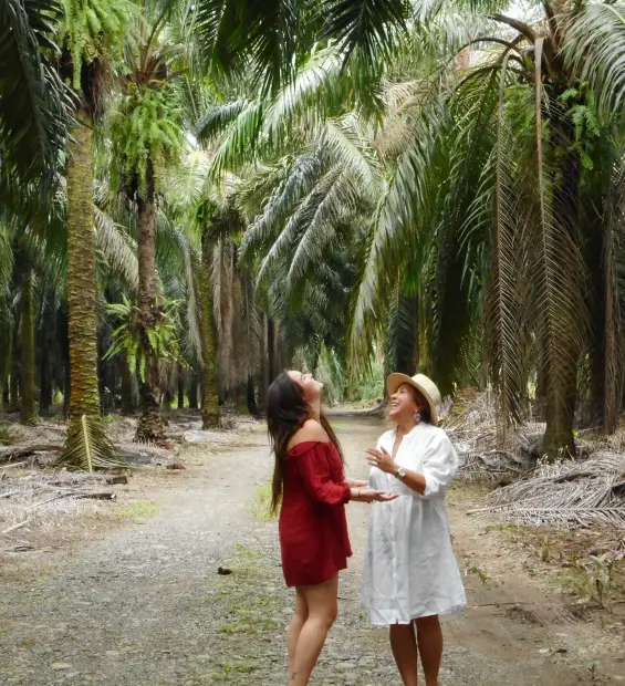 Mother and daughter in search of happiness and balance.
